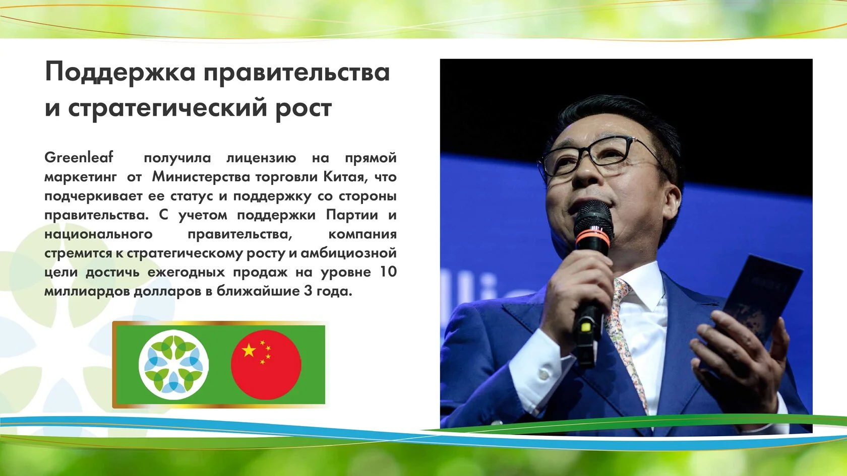 Поддержка правительства и стратегический рост